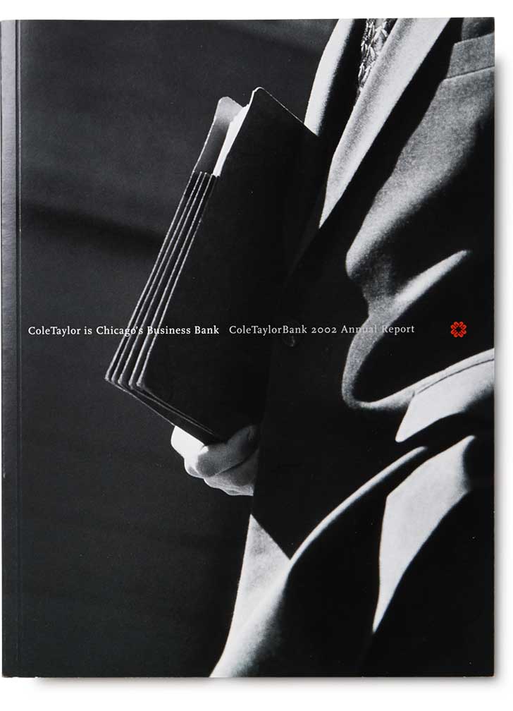 cole-taylor-bank_report_a.jpg Art Direction by: Bart Crosby, Crosby Associates